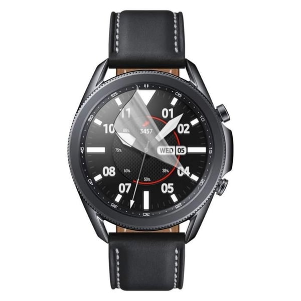 Skärm skydd för Samsung Galaxy Watch 3 - 45mm [Pack 6] Ultra Tunn Hållbar Plastfilm Skydd Phonillico