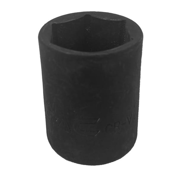 Hylsa 22 mm 6-sidor - WMC - 1/2" - Kort - Krom-vanadium stål - Manuell användning - Svart