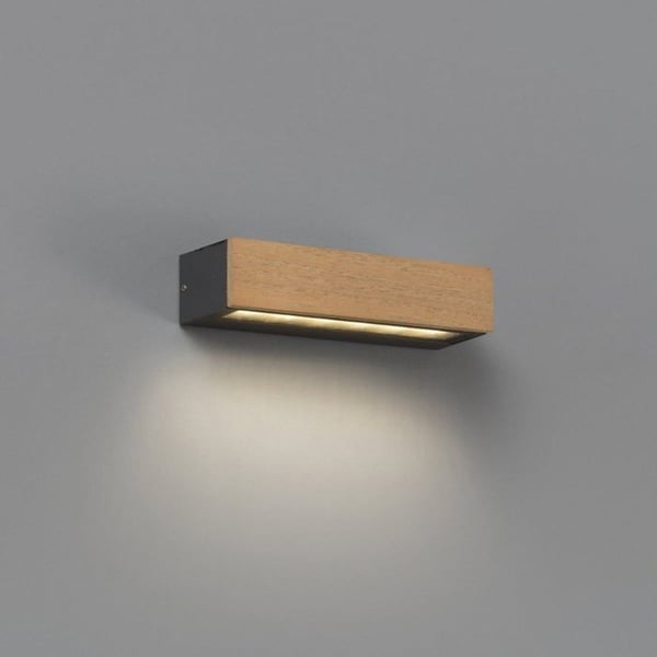 Utomhusvägglampa - Faro - LAKO - Trä - IP65 - Integrerad LED - 8W
