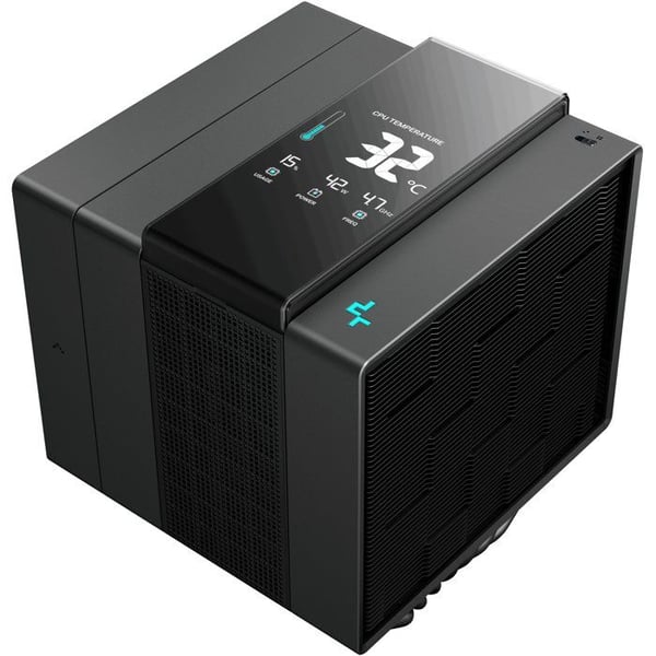 DEEPCOOL - ASSASSIN IV VC Vision - R-ASN4-BKNVMD-G - CPU-kylare - Svart - Magnetisk skärm - 7 värmerör - TDP 300W
