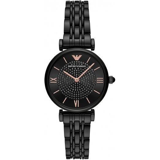 Damklocka Emporio Armani AR11245 svart stål
