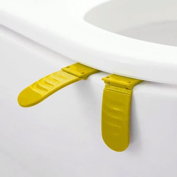 SHOP-STORY - Kannettava wc-istuimen nostin - Keltainen