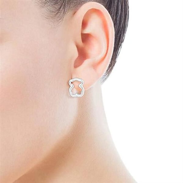 Örhängen - TOUS - Teddybjörn - Sterlingsilver - 925/1000 - Dam