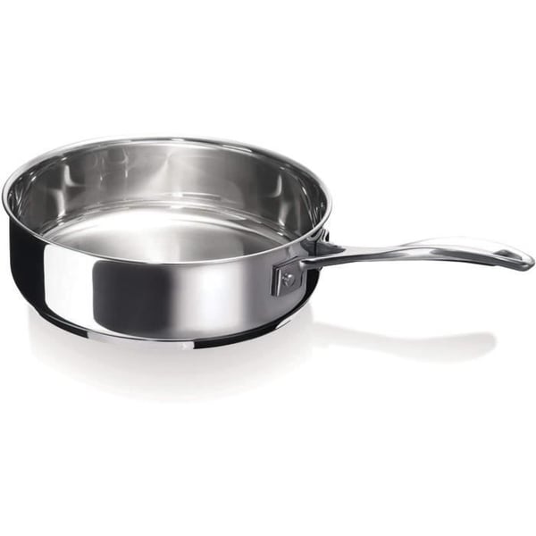 Stekpanna + lock Chef D: 24 cm - rostfritt stål