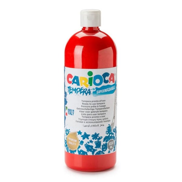 Gouachefärg - CARIOCA - 40430/10 - Röd - 1 L - Mat