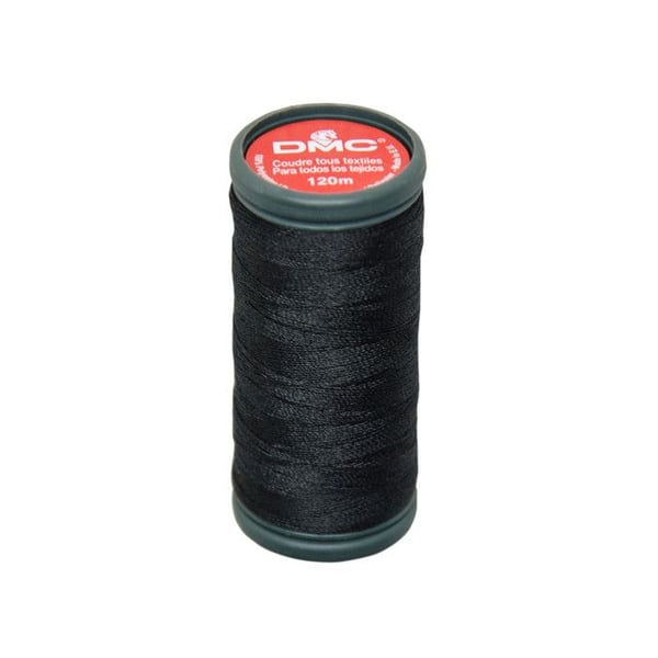 Fil av syntetiskt material 100% polyester DMC 5 spolar om 120m - Att 88 - 4088