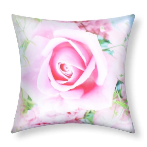 Kuddöverdrag - AVIZAR - Set om 2 - 40x40 cm - Rosmönster - Chic Elegans