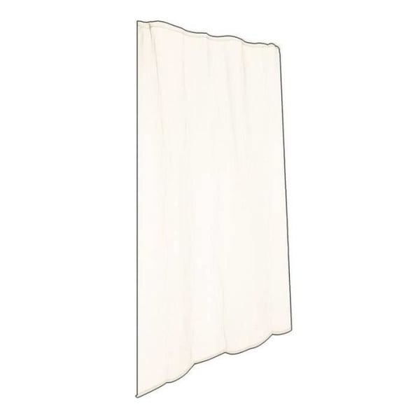 Myggnät med gardin för dörr - ECCO DROP - 140x240 cm - Polyester - Vit - Mått 140x240 cm