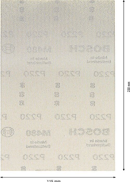 Slipsgarn - Bosch - 2608900773 - 50 stycken - 115 mm - för trä och färg