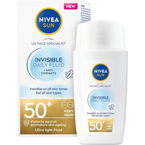 NIVEA Sun Specialist Osynlig Daglig Fluid SPF50 40 ml