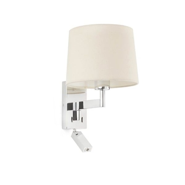 Läslampa - Faro - ARTIS - Vägglampa Krom - E27 - 15W - IP20