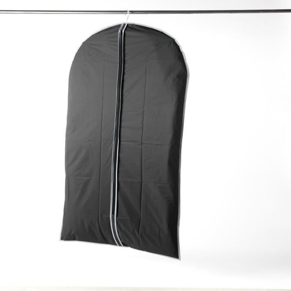 Förvaringspåse - URBAN - Svart - 60x137 cm - Med grå kant