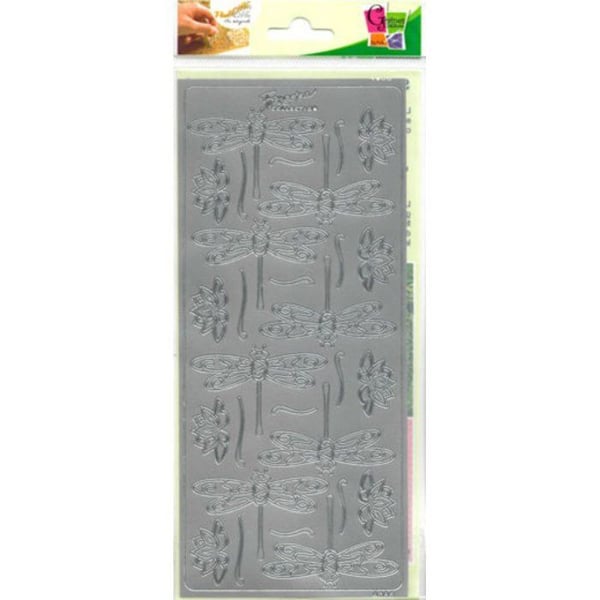PEEL OFF'S LIBELLULES ARGENT 05x232