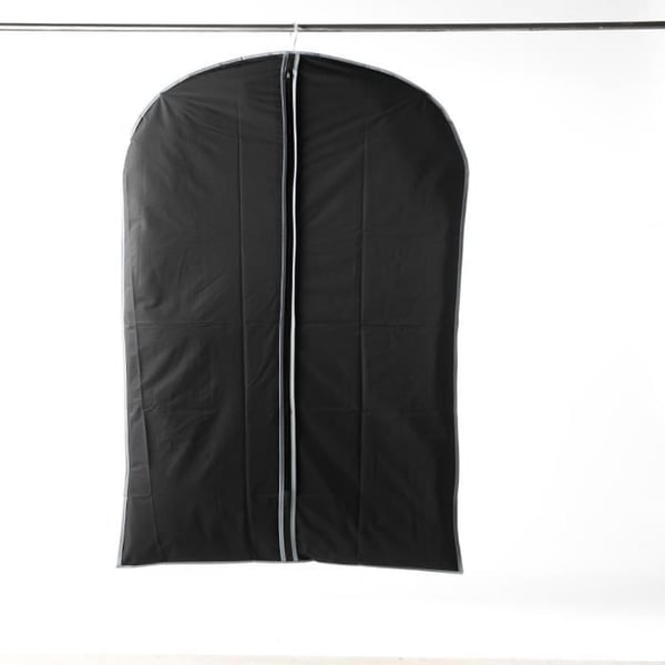 Förvaringspåse - URBAN - Svart - 60x137 cm - Med grå kant