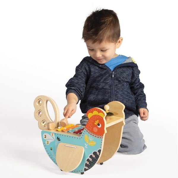 Musikinstrument - MANHATTAN TOY - Musik Kyckling - Xylofon - Cymbal - Maraca