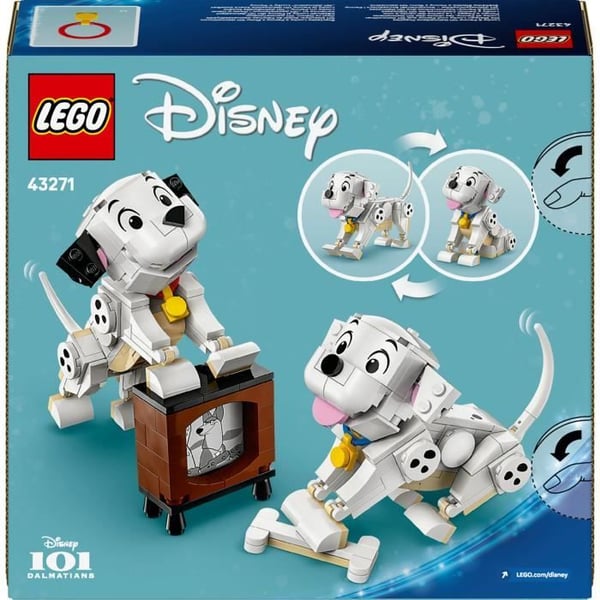 LEGO Disney 43271 Lucky och Penny, valparna från 101 Dalmaterna - Spel från 6 år
