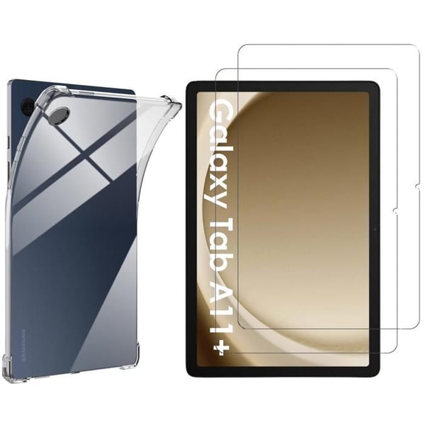 Coque för Samsung Galaxy Tab A11 PLUS - Stötsäker TPU-skydd Transparent Phonillico®