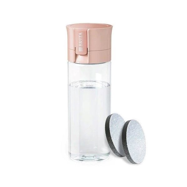 Filterkaraff - BRITA - Vital Filterflaska - 0,6 l - Färg Pastellpersika - Utbytbart filter