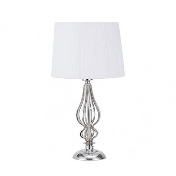 Skrivbordslampa - FAB 137671020 - Färg Krom - Lampskärm i tyg - Modern design