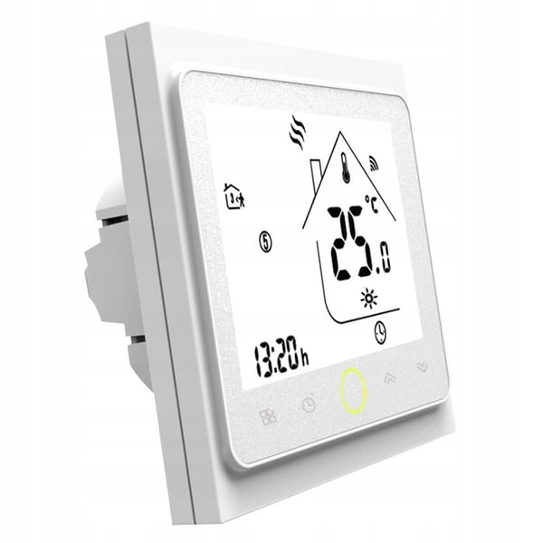 Termostat Zigbee - ARHATREYA - Värmevatten - Programmerbar - Vit
