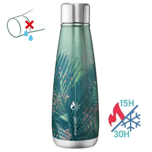 Isolerad Flaska - MAPED - Tropic - Rostfritt Stål - 500ml - Vattentät och Hållbar
