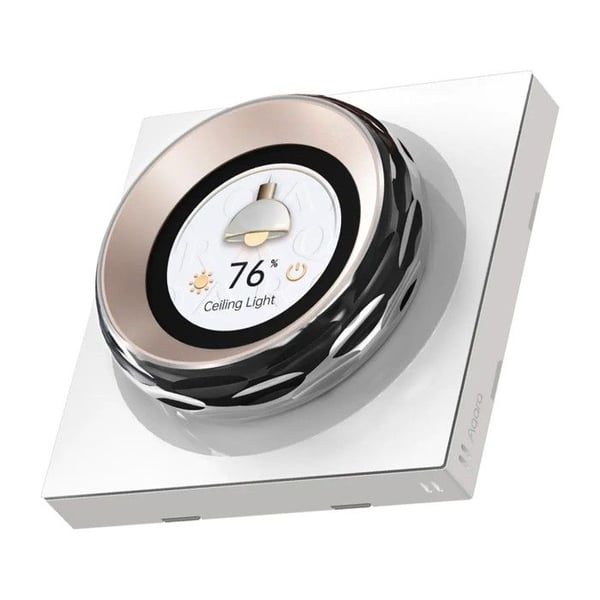 Aqara Touchscreen Dial V1 DS-K01D — Valkoinen upotettava kosketuspyörä Wi‑Fi 8A