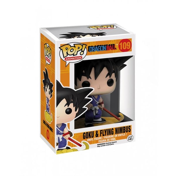 Funko Pop! Dragon Ball: Goku on Flying Nimbus - FUNKO - Dragon Ball - 9,5 cm - Blå - Blandat