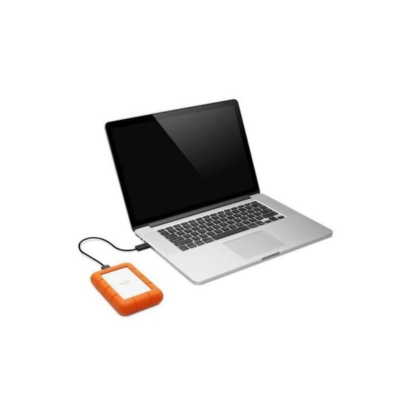 LACIE RUGGED MINI ekstern harddisk, 2 To - USB 3.0 - Orange