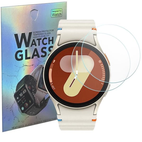 Härdat Glas för Samsung Galaxy Watch 7 40mm [Pack med 2] Skärm Skyddsfilm Klocka Repbeständig Phonillico
