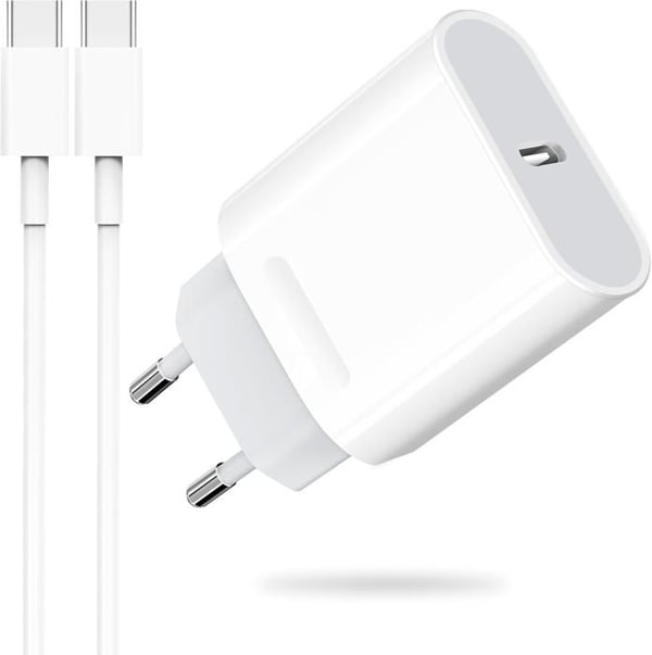 USB C-laddare - YOOSHOP RMACX - 25W - Snabbladdning - 2m kabel - Flera skydd