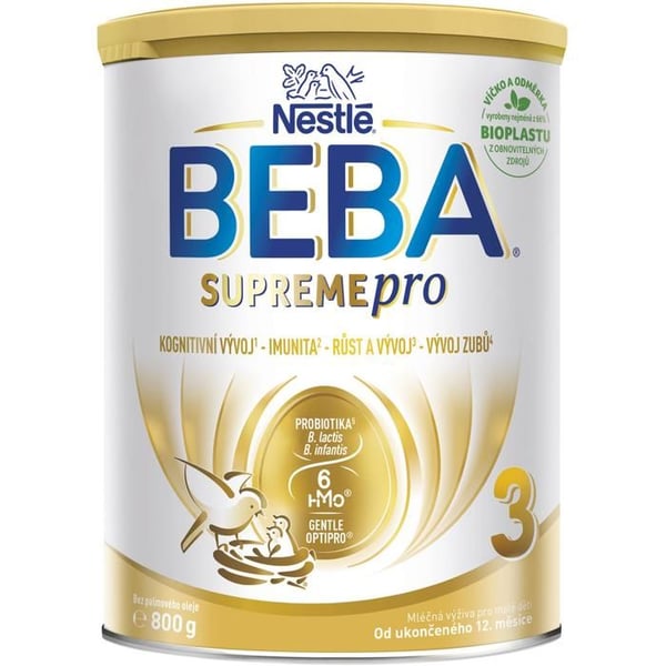 BEBA SUPREMEpro 3, 6 HMO, mjölk för små barn, 800 g