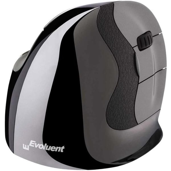 Evoluent VerticalMouse D Wireless Medium - Ergonomisk trådlös mus - högerhänt - 2600 dpi lasersensor - 5 knappar Evoluent VerticalMouse D Wireless Medium - Ergonomisk trådlös mus - högerhänt - 2600 dpi lasersensor - 5 knappar