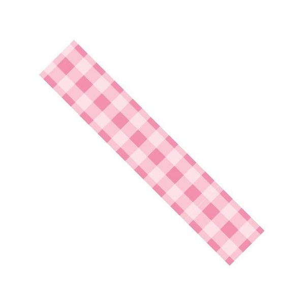 MégaCréa DIY - Dekorativt tejp 1,5 cm x 10 m vichy rosa