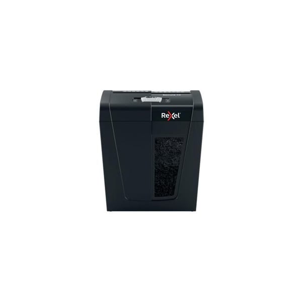 Rexel Secure X8 pappersförstörare i tvärsnitt