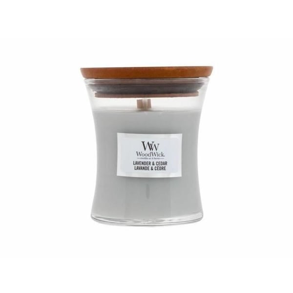 Doftljus - Woodwick 85g - Lavendel och Ceder - Glas - Vegansk - Djurfri Doftljus - Woodwick 85g - Lavendel och Ceder - Glas - Vegansk - Djurfri
