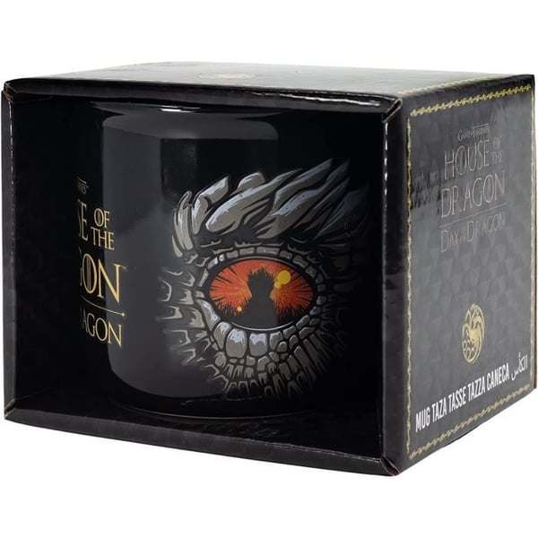 Keramikmugg - House Of The Dragons - 400 ml - Vit - Game of Thrones