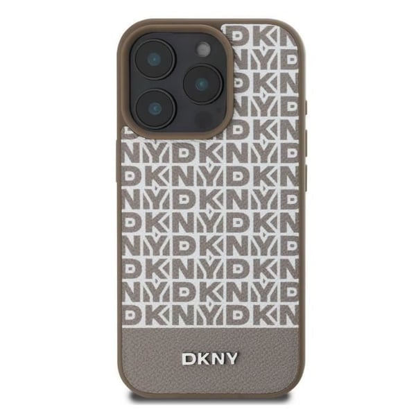 Skyddande Fodral för iPhone 16 Pro med MagSafe Nedre Rem DKNY Brun