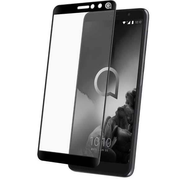 Skärmskydd i härdat glas - ALCATEL - 1X 2019 (5008) - Hårdhet 9H - 0,33 mm - Anti-fingeravtryck