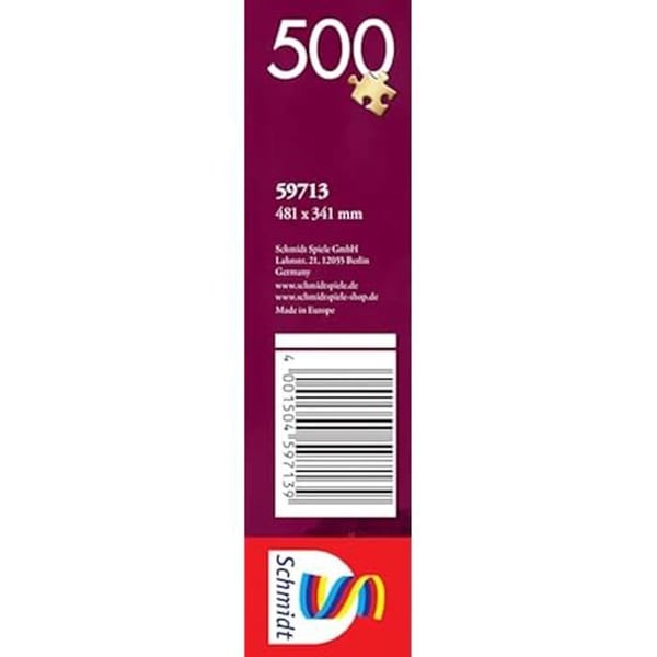 Pussel - SCHMIDT - Regnets Magi i Paris - 500 bitar - Flerfärgad - 48,1 x 34,1 cm