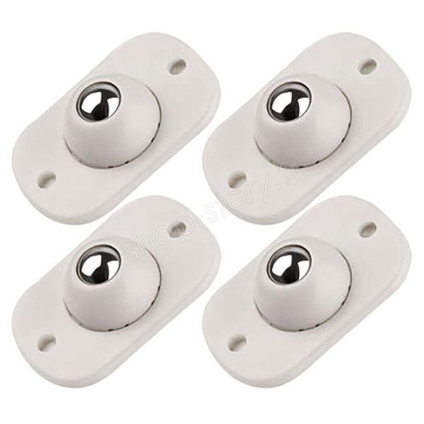 SHOP-STORY - ROLFIX: Paket med 4 Mini Universal självhäftande och 360° svängbara hjul
