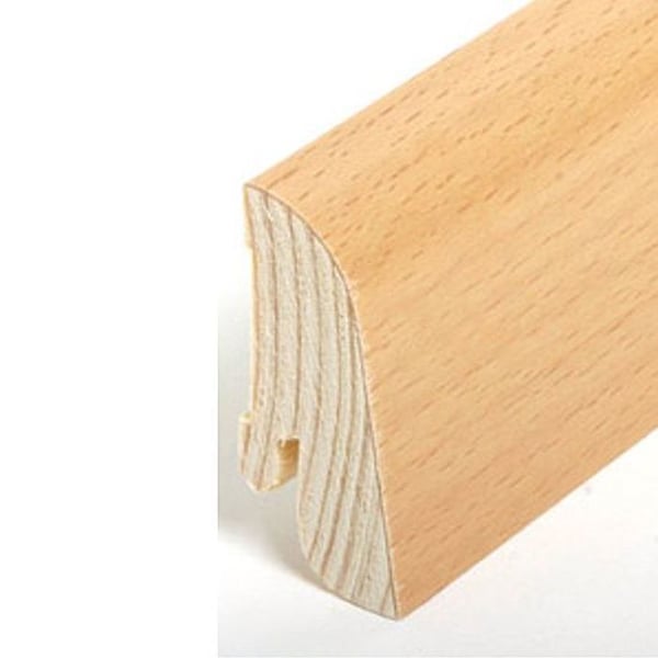 PROVISTON Fanerad träsockel 22 x 45 x 2500 mm bok 25 meter | 10 stycken