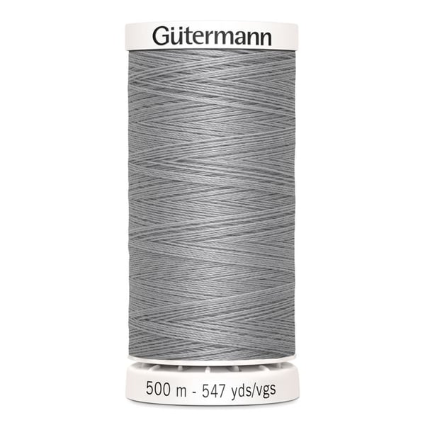 Fil i 100% polyester 5 spolar à 500m 701920 - Att 38 - grå dimma