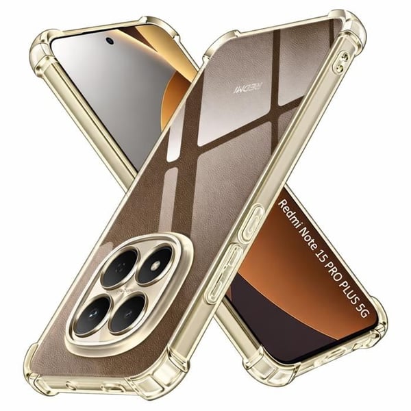 Skyddsfodral för Xiaomi Redmi Note 15 PRO PLUS 5G - Stötsäker Transparent TPU Skydd Phonillico®