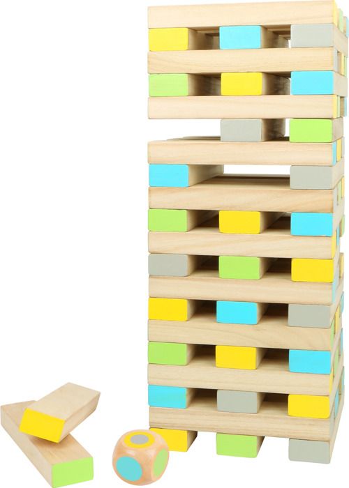 Skicklighetsspel - ALPEXE - XXL Active Tower - 60 stycken i 100 % FSC®-certifierat trä - Utomhus