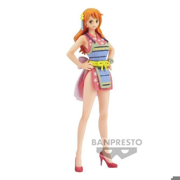 Figur - BANDAI - One Piece - Nami - 16cm - Presenteras i kartong - Blandat