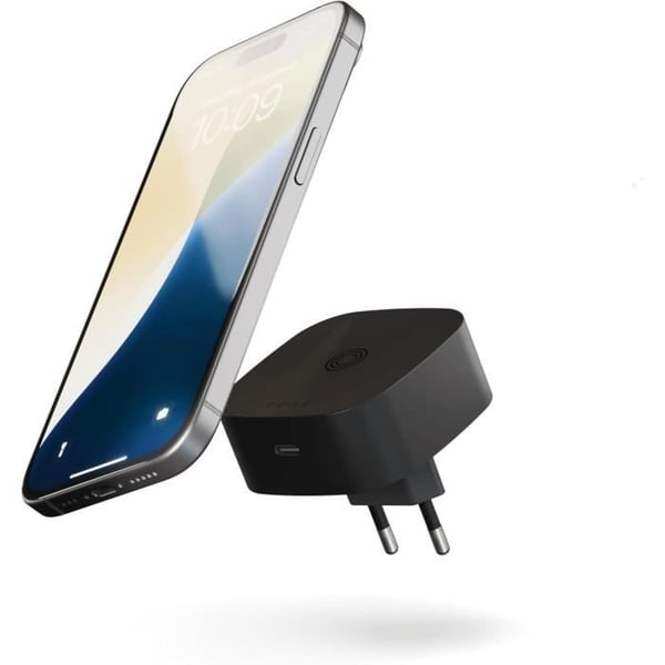 Strømforsyning - GENERIC - ZENS - Trådløs magnetisk opladning - Kompatibel med MagSafe og Qi2 - 15W
