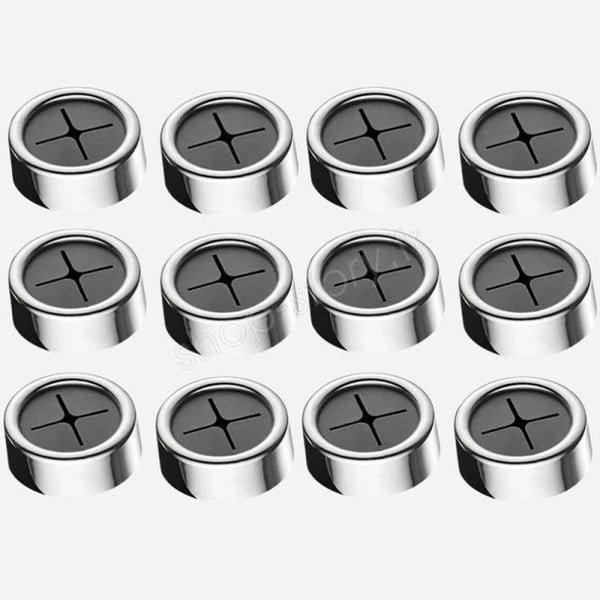 Porte-Torchons Adhäsiva - SHOP-STORY - TORCHUP_2x - Pack om 12 - Silver - ABS och Silicone