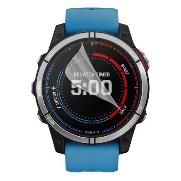 Skyddsskärm för Garmin Quatix 5 [Pack 6] Ultra Tunn Plastskydd Film Phonillico
