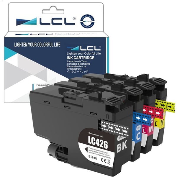 TRAHOO-LC426 Bläckpatron Kompatibel för Brother LC426 LC426XL LC-426XL LC-426XLVAL Pack för MFC-J4335DW MFC-J4340DW M[J113]