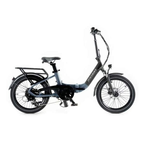 JOBOBIKE Ace Fällbar Elcykel – Låg Ingång – 20 Tum – Motor 250W – 7 Växlar – Räckvidd 50 km – Svart